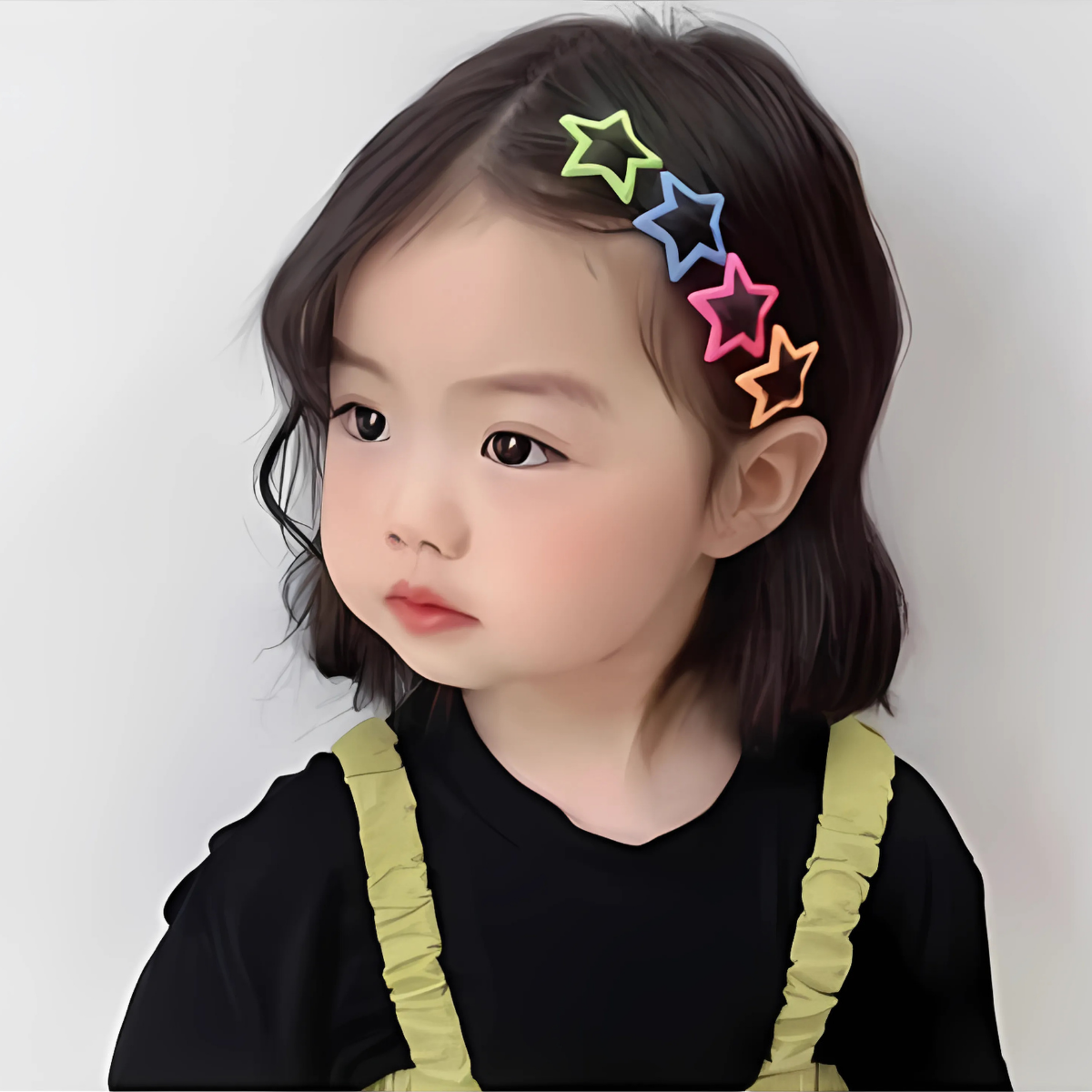 Yıldız Çıt Çıt Toka 6lı set