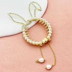 Tavşan Model Topuz Tokası Gold Renk