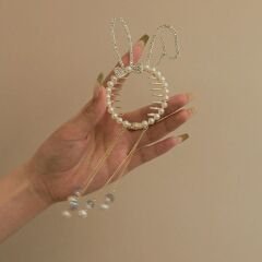 Tavşan Model Topuz Tokası Gold Renk