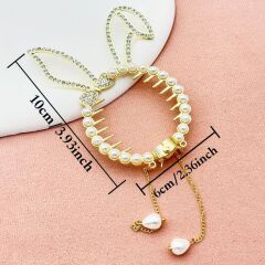 Tavşan Model Topuz Tokası Gold Renk