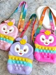 POPİT OYUNCAKLI SİLİKON ÇOCUK ÇANTASI