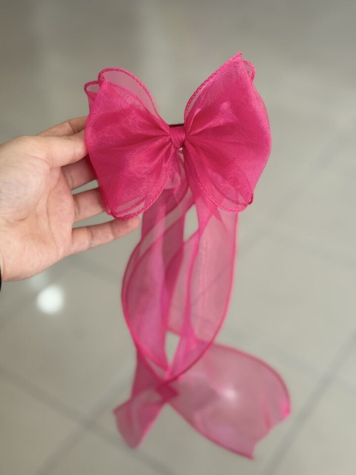 Uzun Kuyruklu Organze Tül Fiyonk