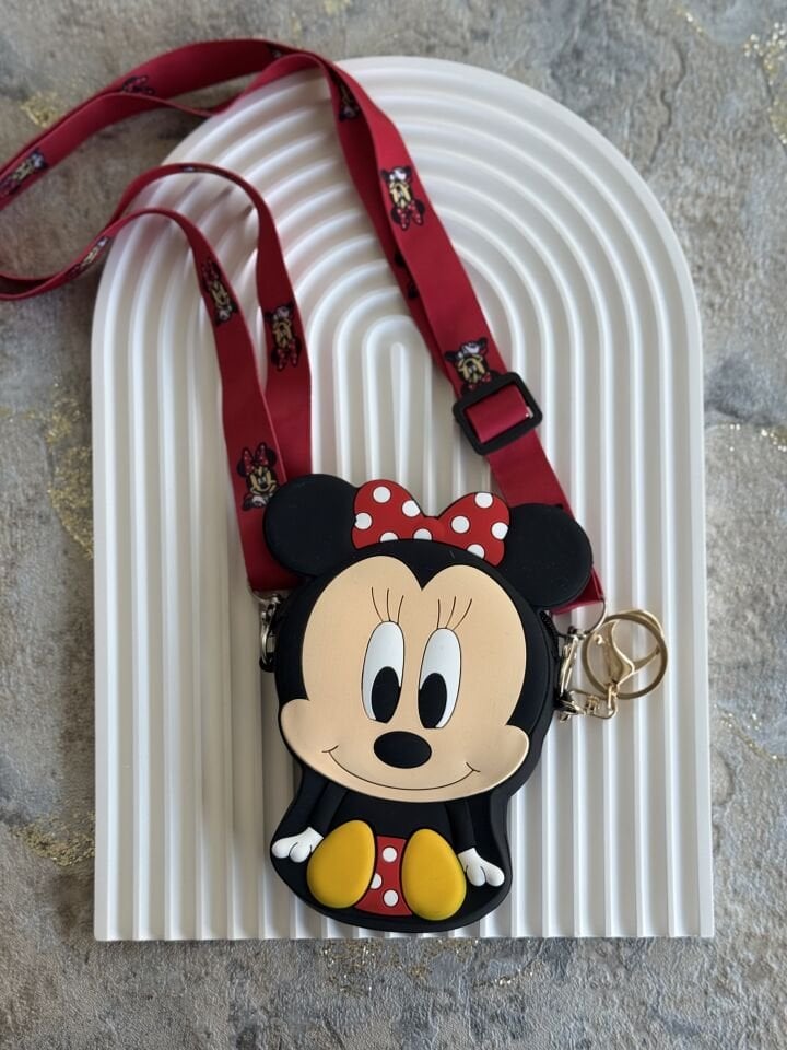 Minnie Mouse Silikon Çocuk Çantası