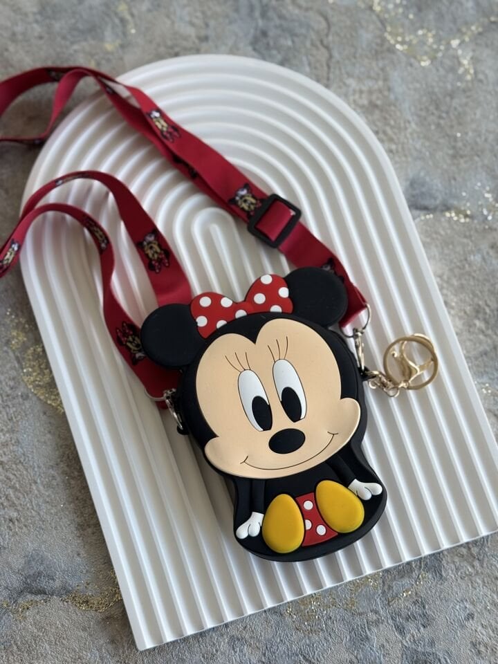 Minnie Mouse Silikon Çocuk Çantası