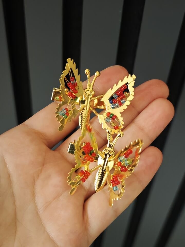 Yarma Gül Nostalji Oynar Kelebek Toka