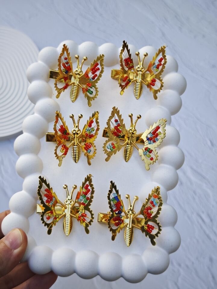 Yarma Gül Nostalji Oynar Kelebek Toka