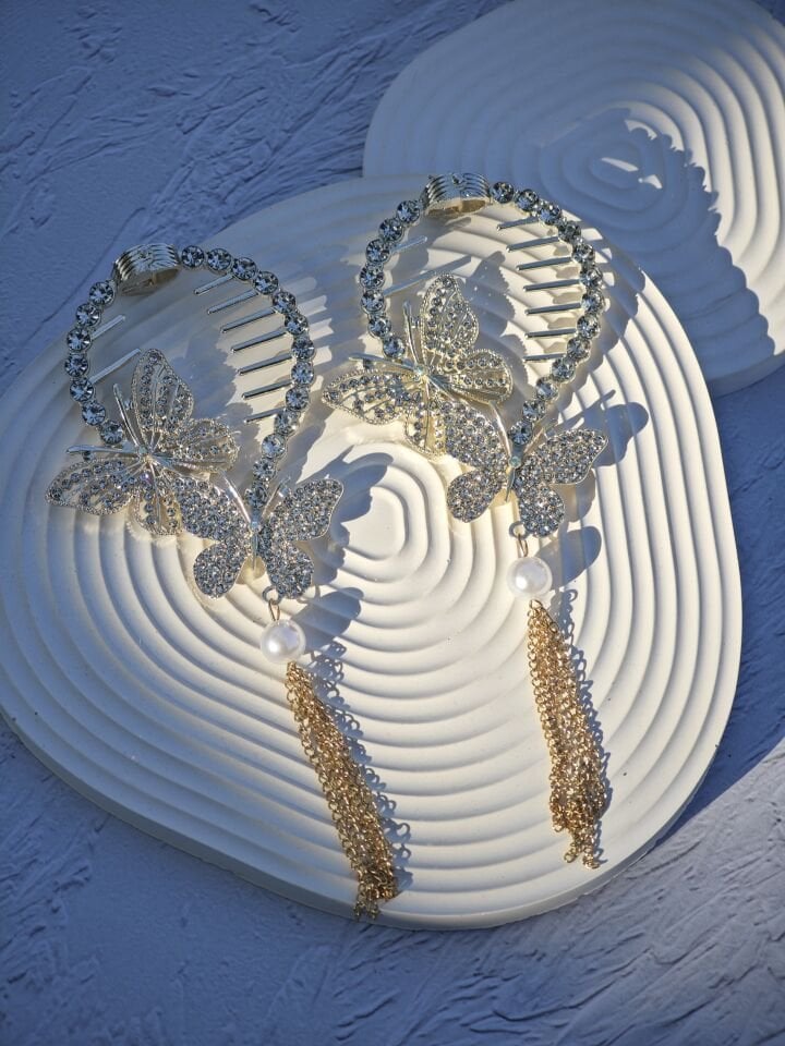 Kelebek Model Topuz Tokası