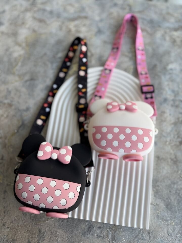 TOMBUL MİNNİE MODEL SİLİKON ÇOCUK ÇANTA