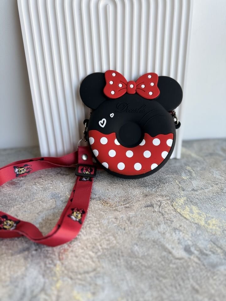 MİNNİE MAYSE MODEL BENEKLİ ÇOCUK SİLİKON ÇANTA