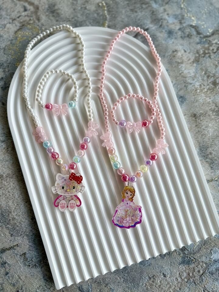 KIZ ÇOCUK KOLYE BİLEKLİK SET