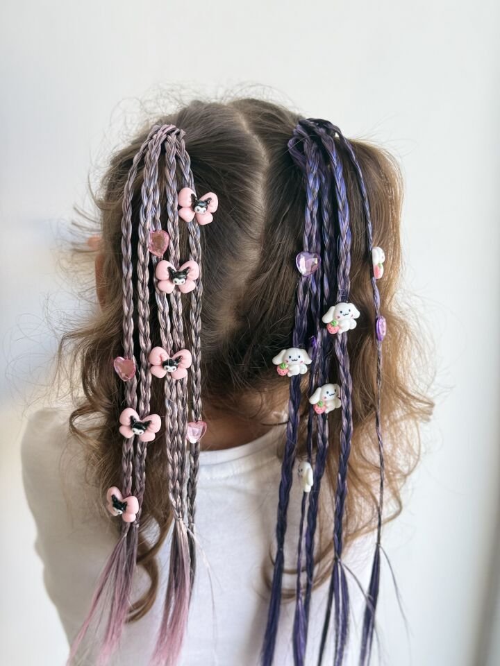 KUROMİ VE ARKADAŞLARI ÖRGÜ MODEL YAPAY LASTİK SAÇ