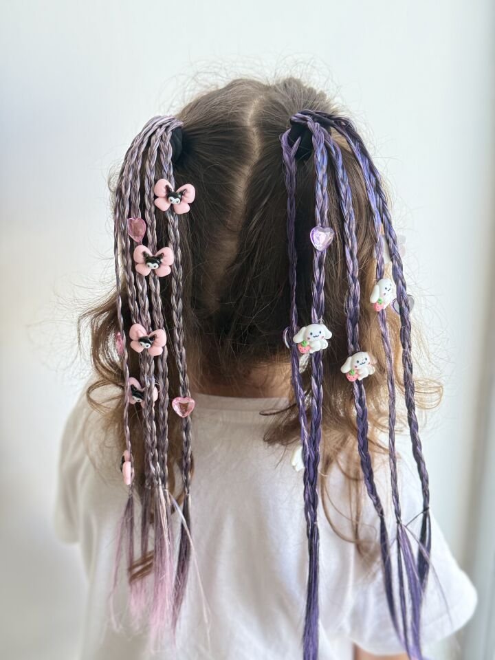 KUROMİ VE ARKADAŞLARI ÖRGÜ MODEL YAPAY LASTİK SAÇ