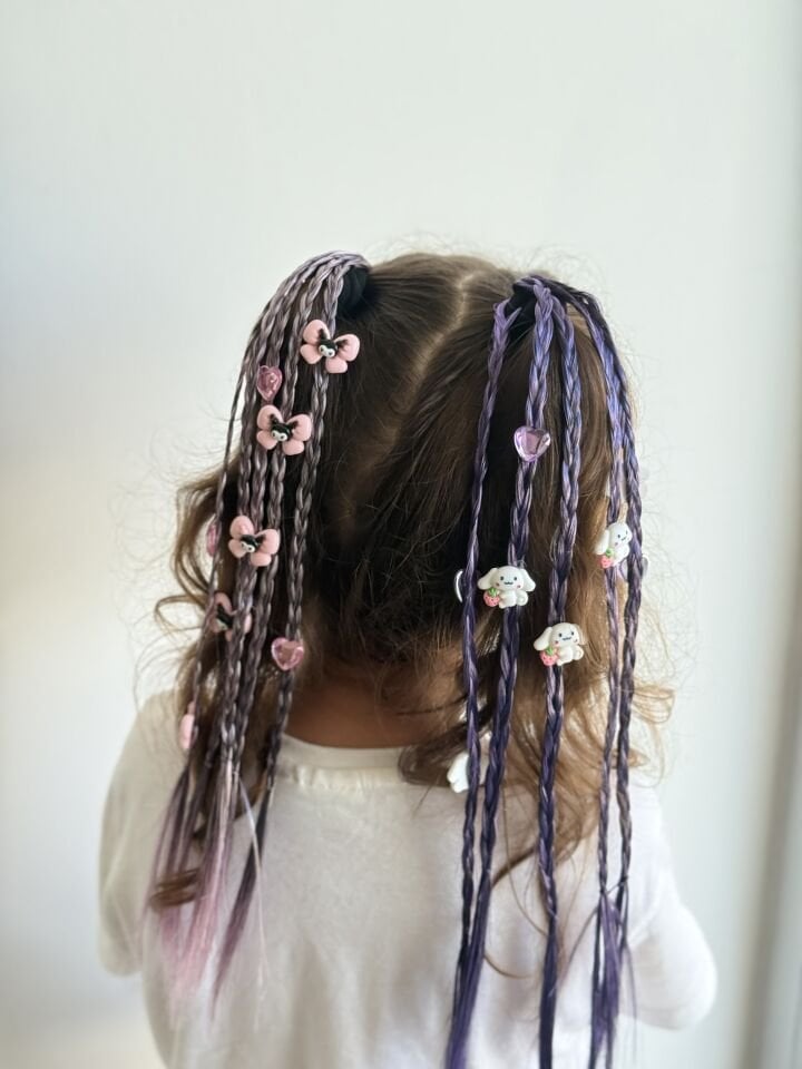 KUROMİ VE ARKADAŞLARI ÖRGÜ MODEL YAPAY LASTİK SAÇ