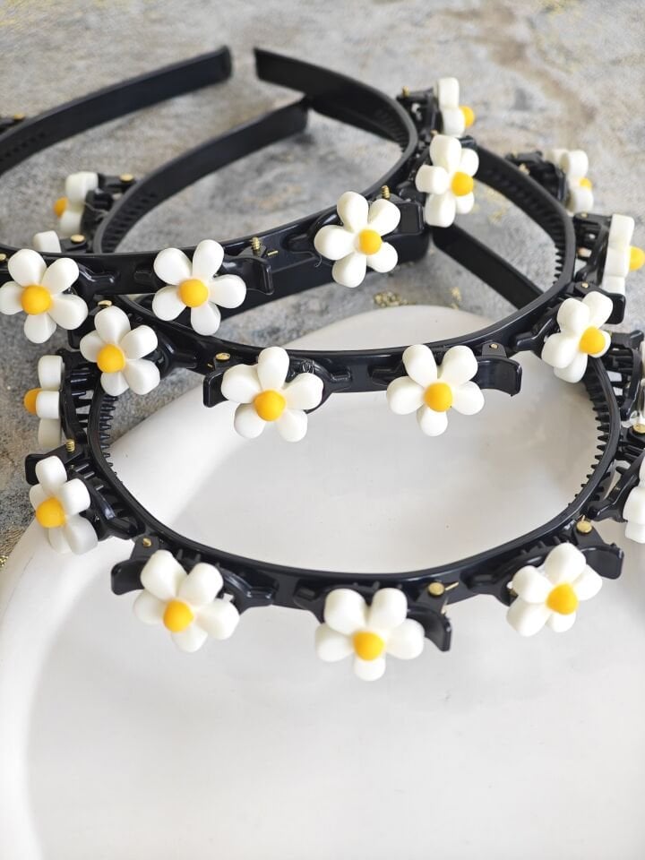 PAPATYA MODEL PENS MANDALLI SAÇ BÜKÜCÜ TAÇ