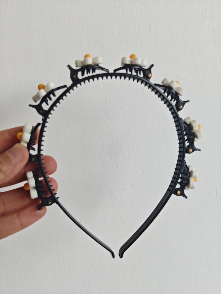 PAPATYA MODEL PENS MANDALLI SAÇ BÜKÜCÜ TAÇ