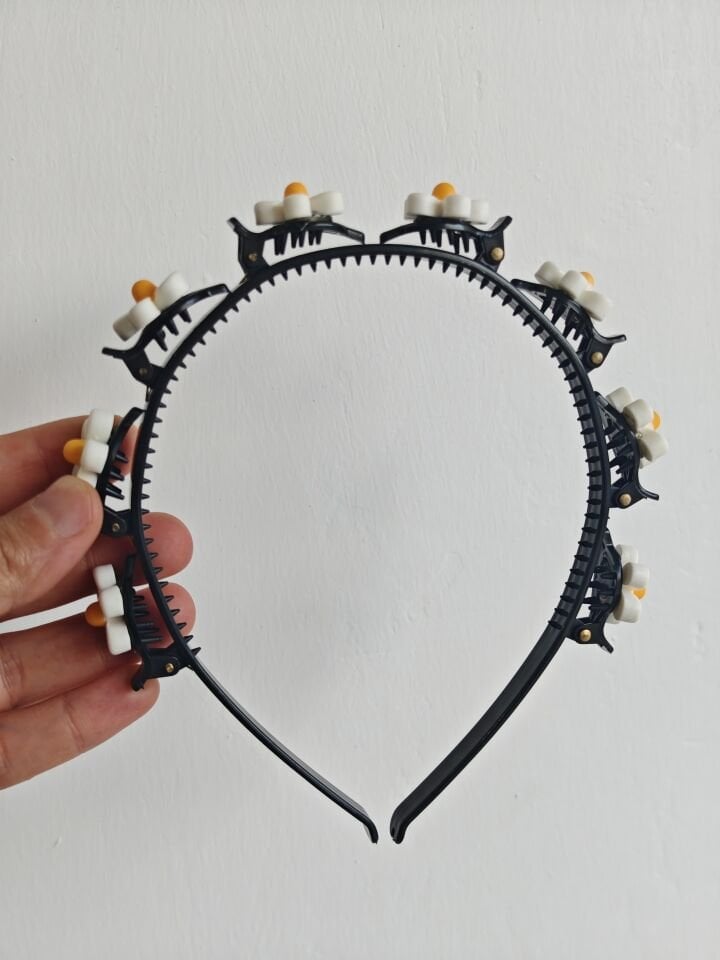 PAPATYA MODEL PENS MANDALLI SAÇ BÜKÜCÜ TAÇ