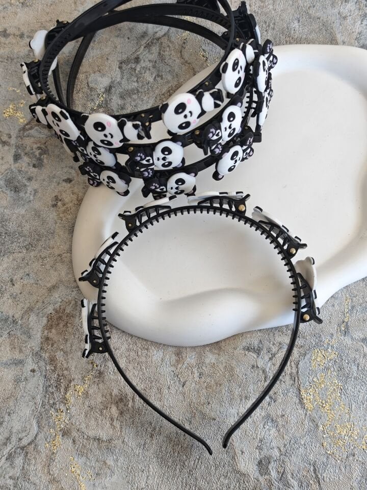 PANDA MODEL PENS MANDALLI TAÇ