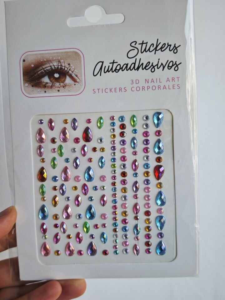 KIZ ÇOCUK YÜZ TAŞI YÜZ SÜSLEME BONCUKLARI