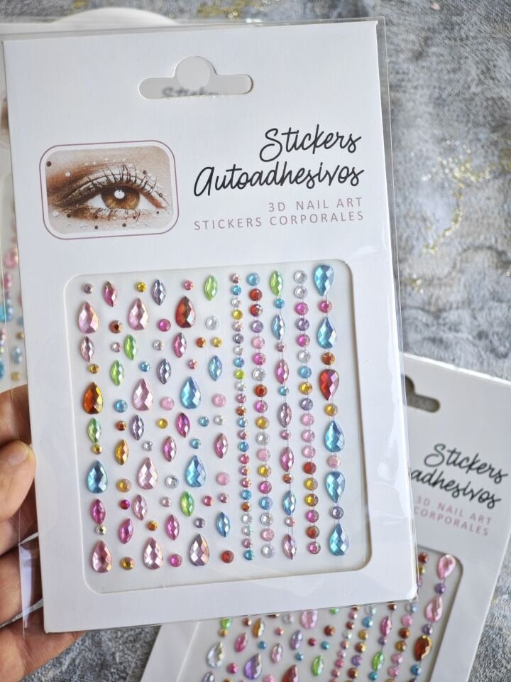 KIZ ÇOCUK YÜZ TAŞI YÜZ SÜSLEME BONCUKLARI