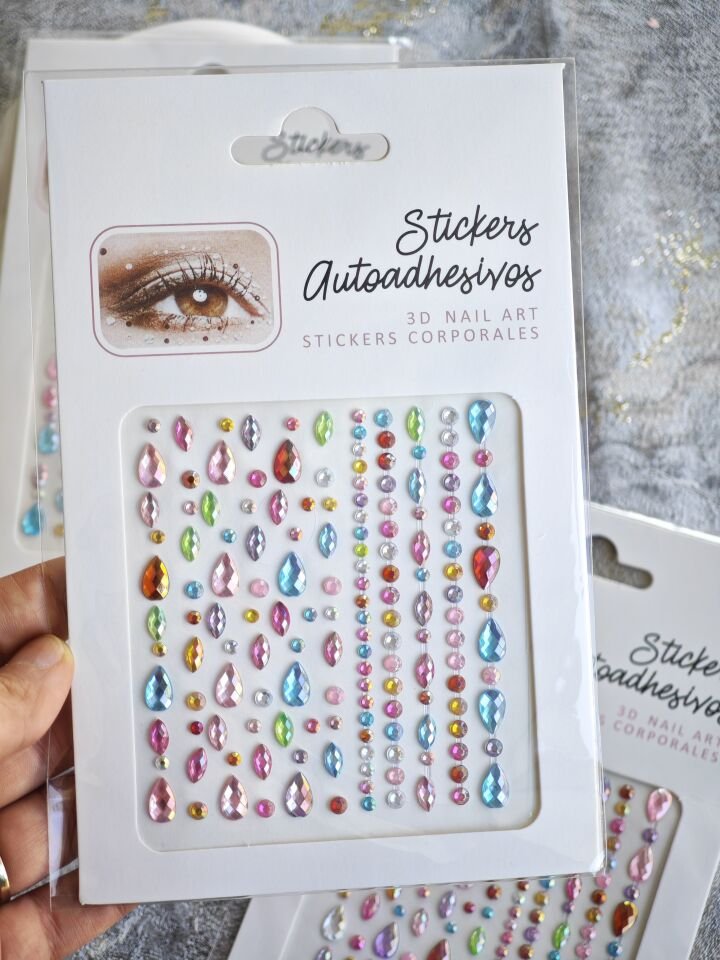 KIZ ÇOCUK YÜZ TAŞI YÜZ SÜSLEME BONCUKLARI