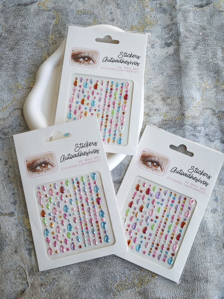 KIZ ÇOCUK YÜZ TAŞI YÜZ SÜSLEME BONCUKLARI