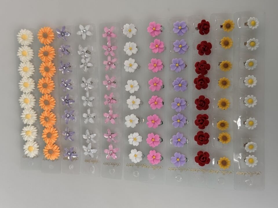 ÖRGÜ SÜSÜ BONCUK TOKA  SAÇ KÜPESİ ÇEŞİTLERİ