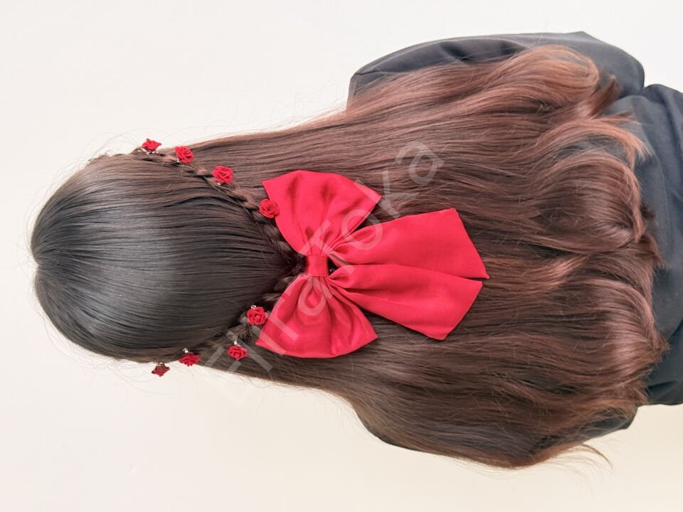 KIRMIZI SATEN OTOMATİK MANDAL 23 NİSAN 29 NİSAN TOKASI