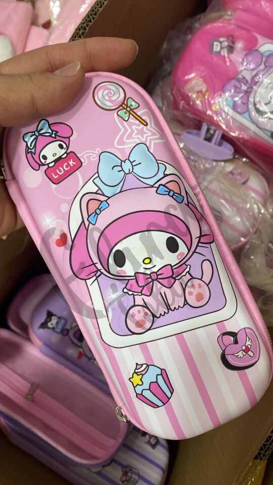 KUROMİ MODEL SERT KAPAK İLK OKUL ORTA OKUL KALEM KUTUSU