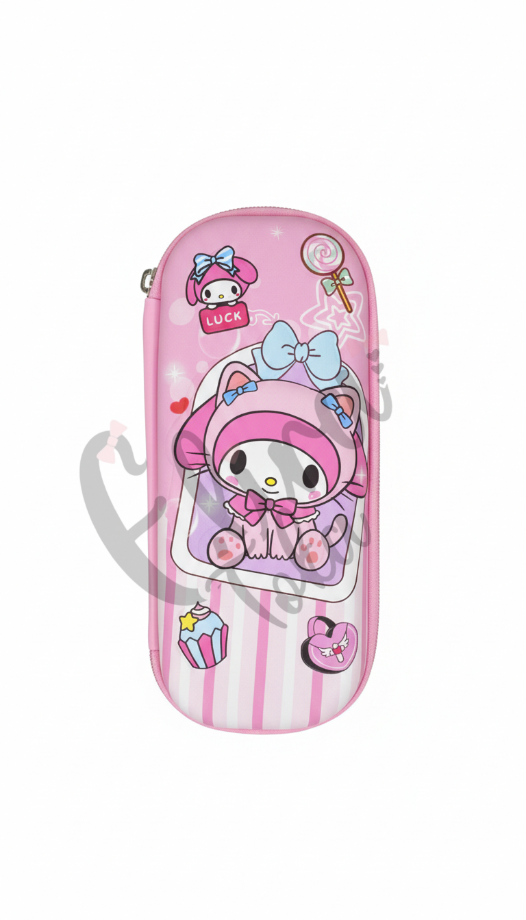 KUROMİ MODEL SERT KAPAK İLK OKUL ORTA OKUL KALEM KUTUSU