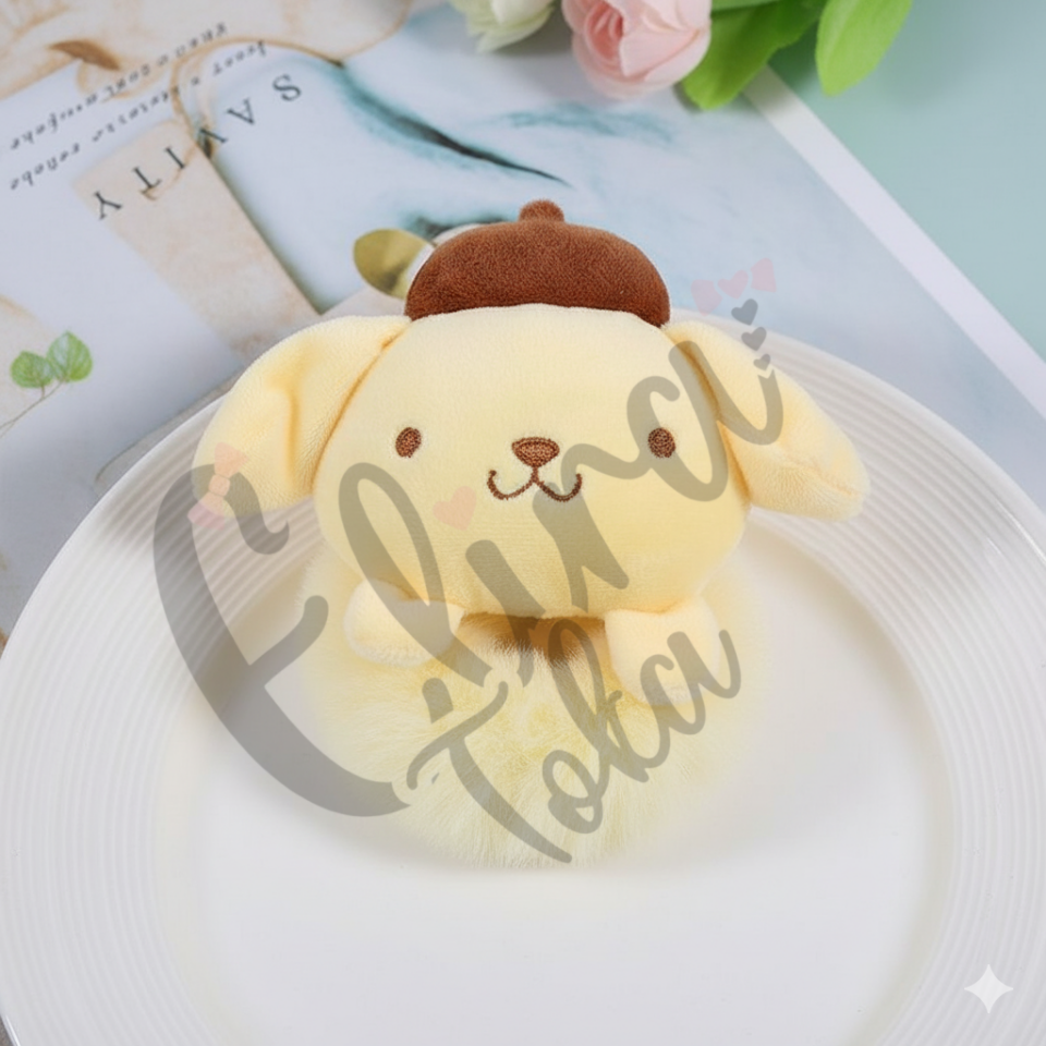 KUROMİ MYMELODY CİNNAMOROLL POMPOMPURİN PELUŞ SİMİT TOKA
