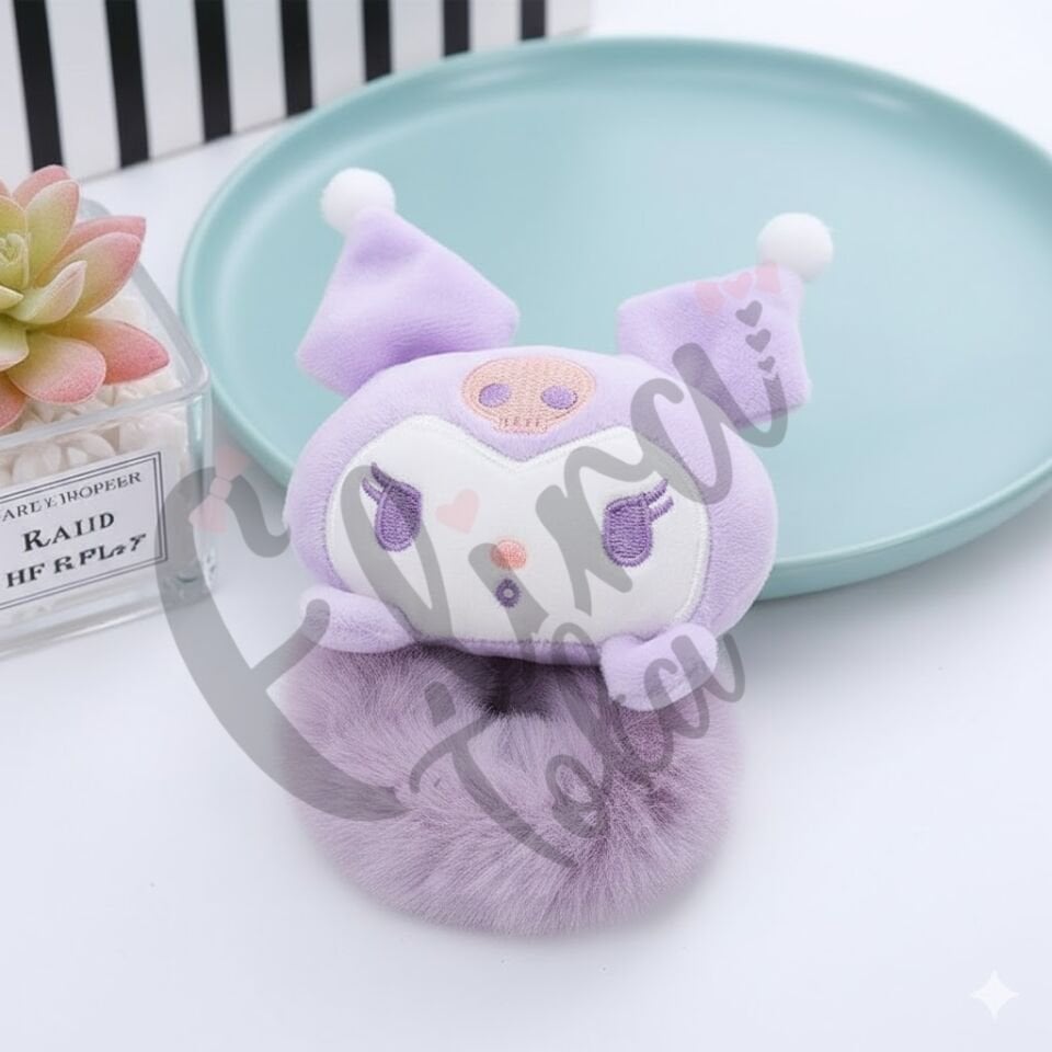 KUROMİ MYMELODY CİNNAMOROLL POMPOMPURİN PELUŞ SİMİT TOKA