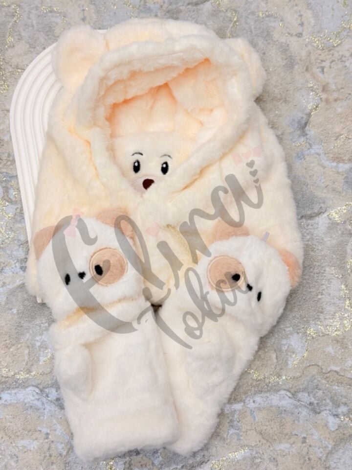 ATKILI ŞAPKALI BERE ELDİVEN TAKIM SET