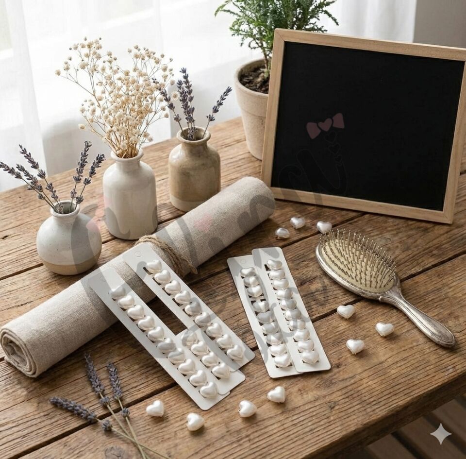 KALP MODEL SEDEF SAÇ KÜPESİ 10 LU KART