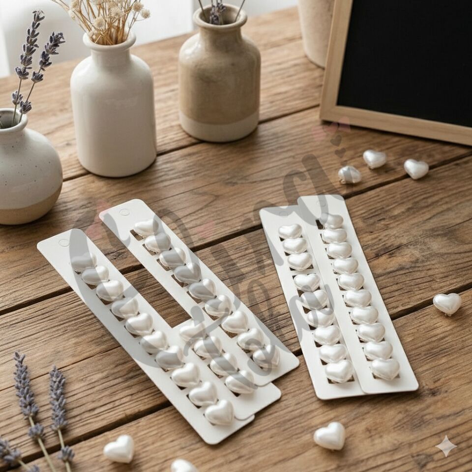 KALP MODEL SEDEF SAÇ KÜPESİ 10 LU KART