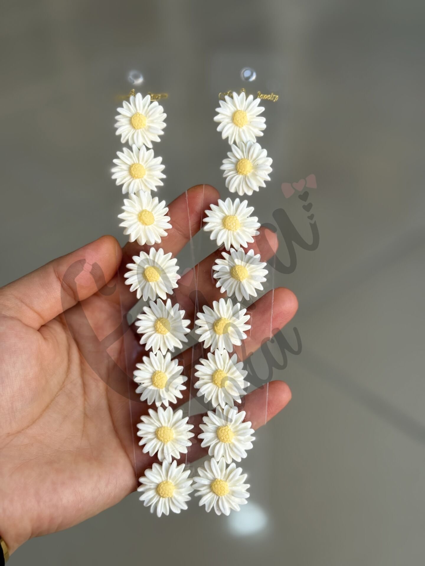 BÜYÜK BOY PAPATYA MODEL SAÇ KÜPESİ 8 Lİ KART