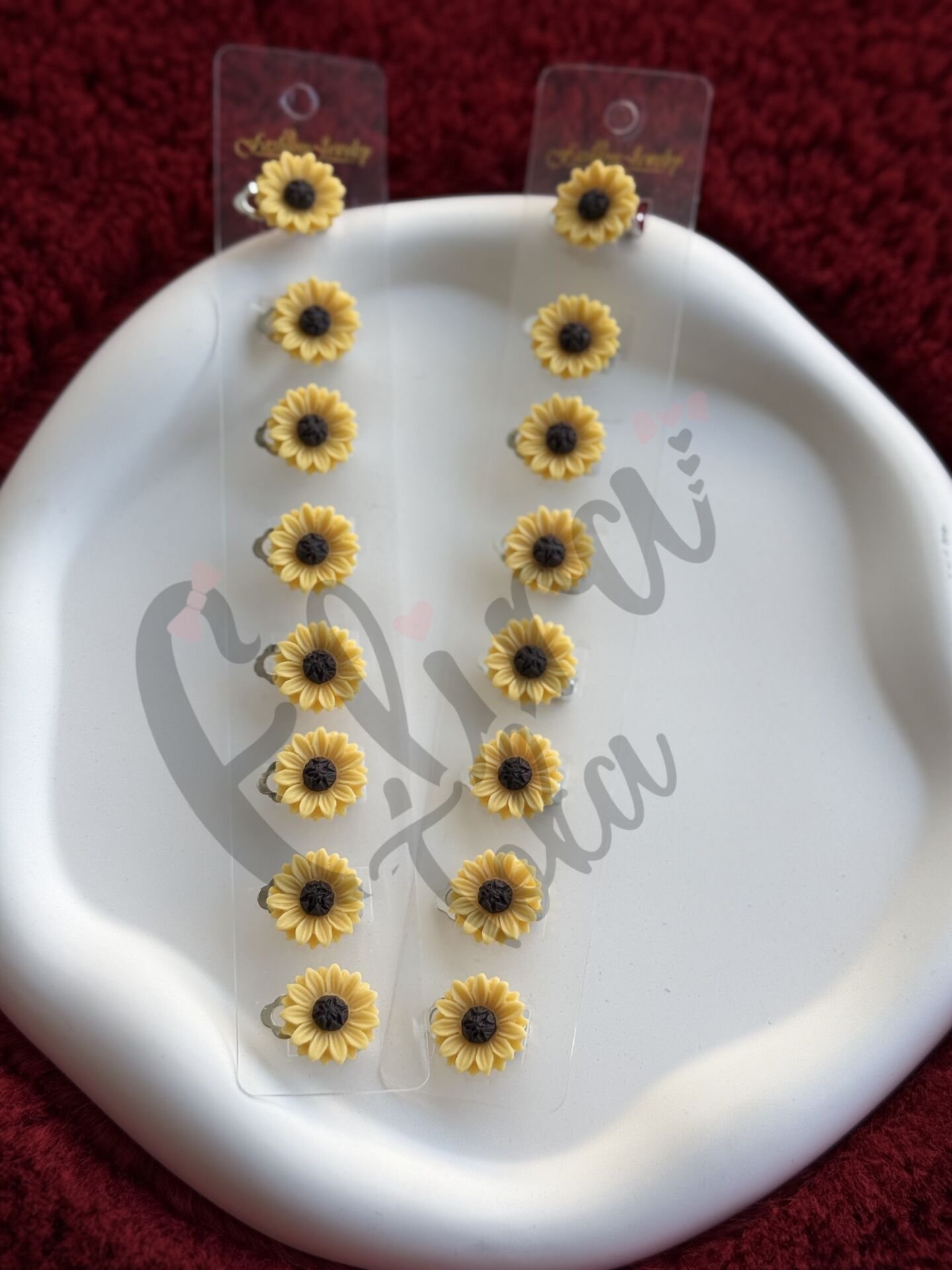 SARI RENK PAPATYA MODEL SAÇ LÜPESİ 8 Lİ KART