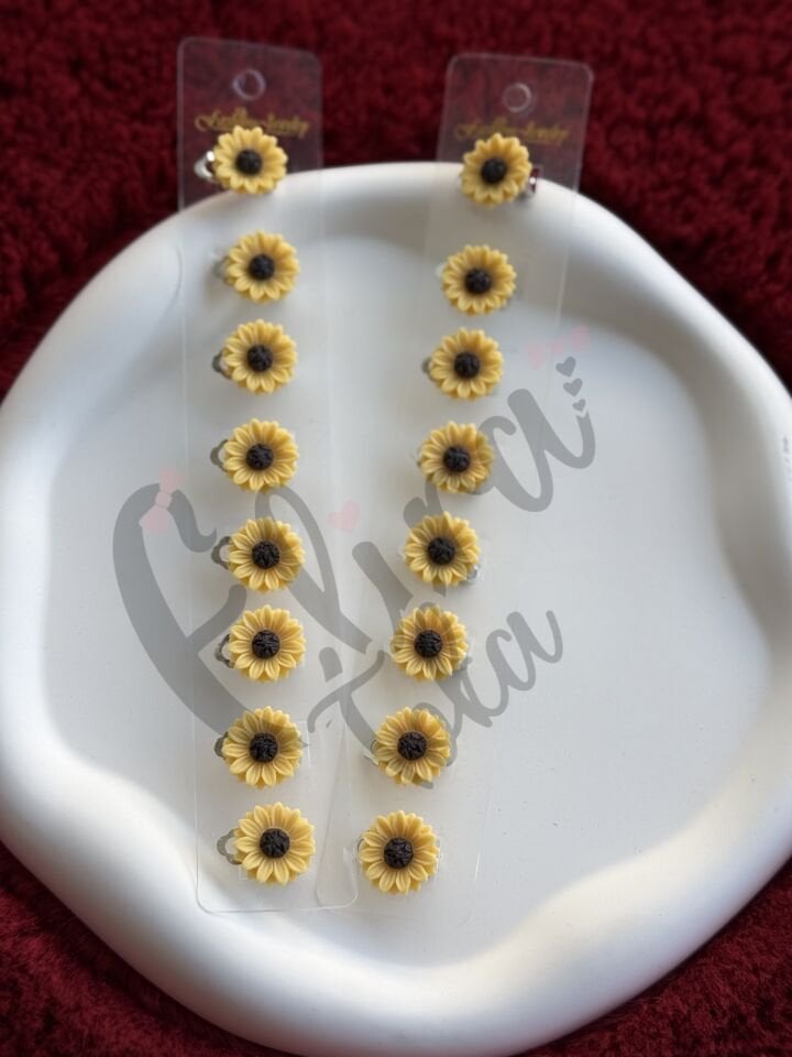 SARI RENK PAPATYA MODEL SAÇ LÜPESİ 8 Lİ KART