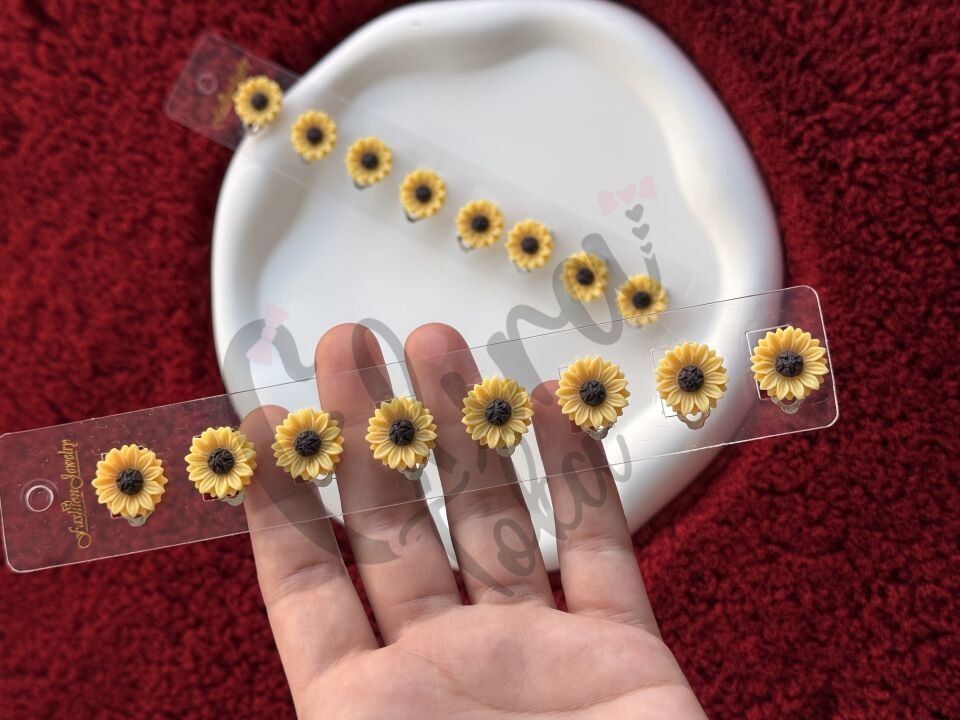 SARI RENK PAPATYA MODEL SAÇ LÜPESİ 8 Lİ KART