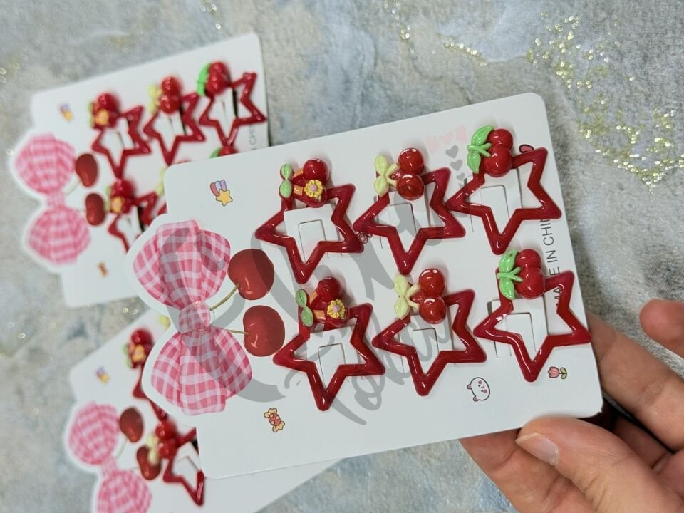 KİRAZ MODEL 6 LI YILDIZ ÇIT ÇIT TOKA