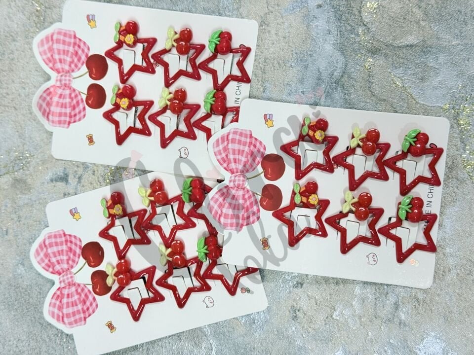 KİRAZ MODEL 6 LI YILDIZ ÇIT ÇIT TOKA